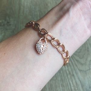 Rose Gold Fossil Bracelet